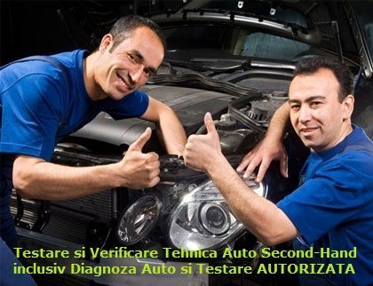Verificare completa achizitie auto SH diagnoza testare vopsea si rampa