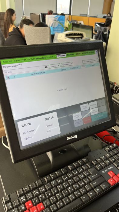 Касса Umag умаг программа моноблок сканер принтер денежный ящик весы