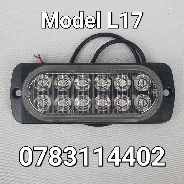 Lampa Led Rosie-Ceata-Pozitie-Stop-Remorca-Trailer-Platforma-Atv - L17