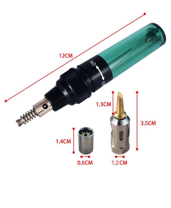 Беспроводной гас паяльник турбо горелка автоген пояльник газ плитка