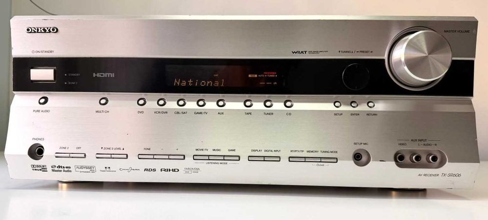 Amplificator Onkyo TX-SR606 HDMI 7.1 Master Pure Audio 140W x 7 Receiver