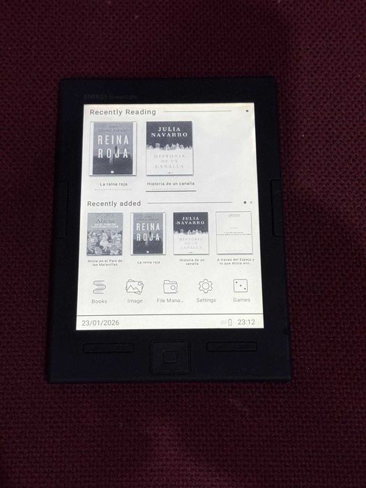 e-book reader Energy Sistem Screenlight HD iluminat 8gb + card