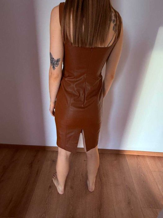 Рокля Pinko от еко-кожа