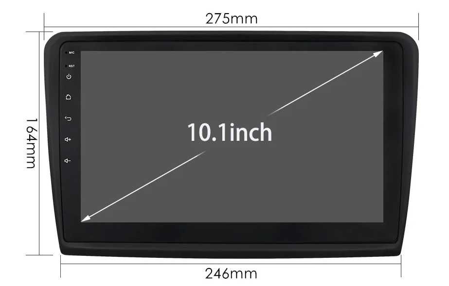 Мултимедия 10" SKODA SUPERB 2 II ANDROID 14 CARPLAY навигация GPS DSP