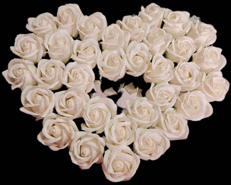 Букет из мыльных роз.