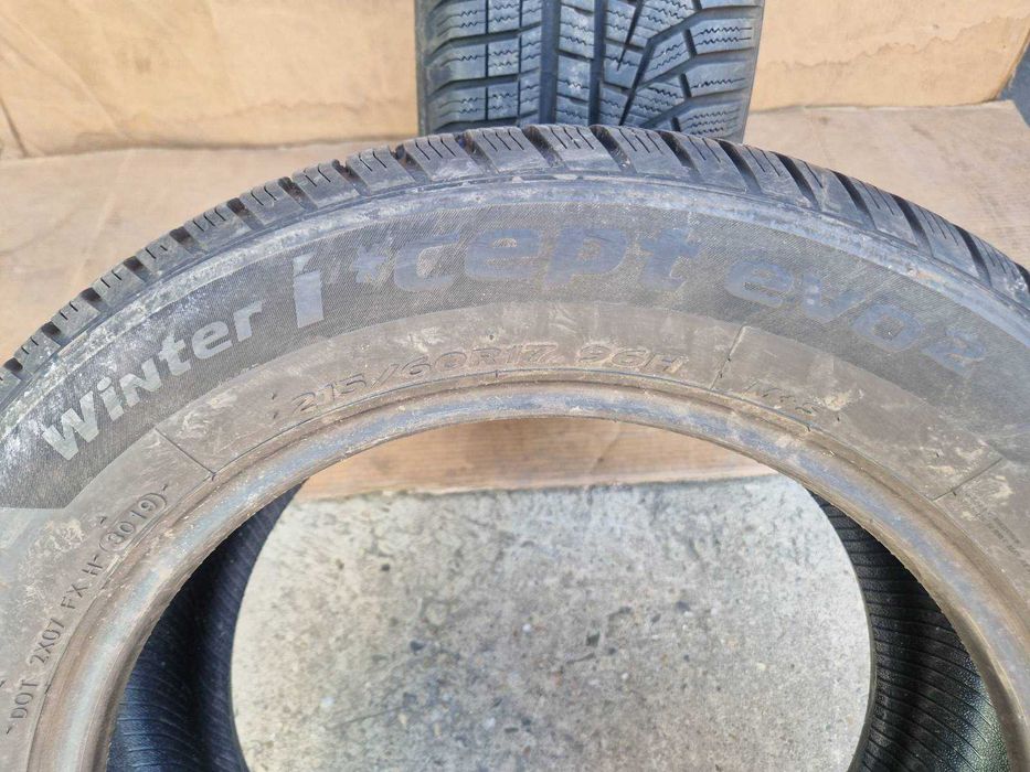 2 Hankook R17 215/60 Зимни гуми  DOT3019