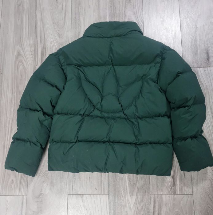 Пуховик adidas зеленый