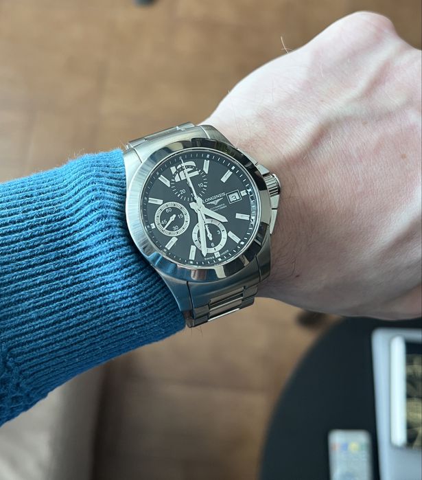 Longines Conquest 41mm Valjoux 300m Automatic L3.662.4.56.6