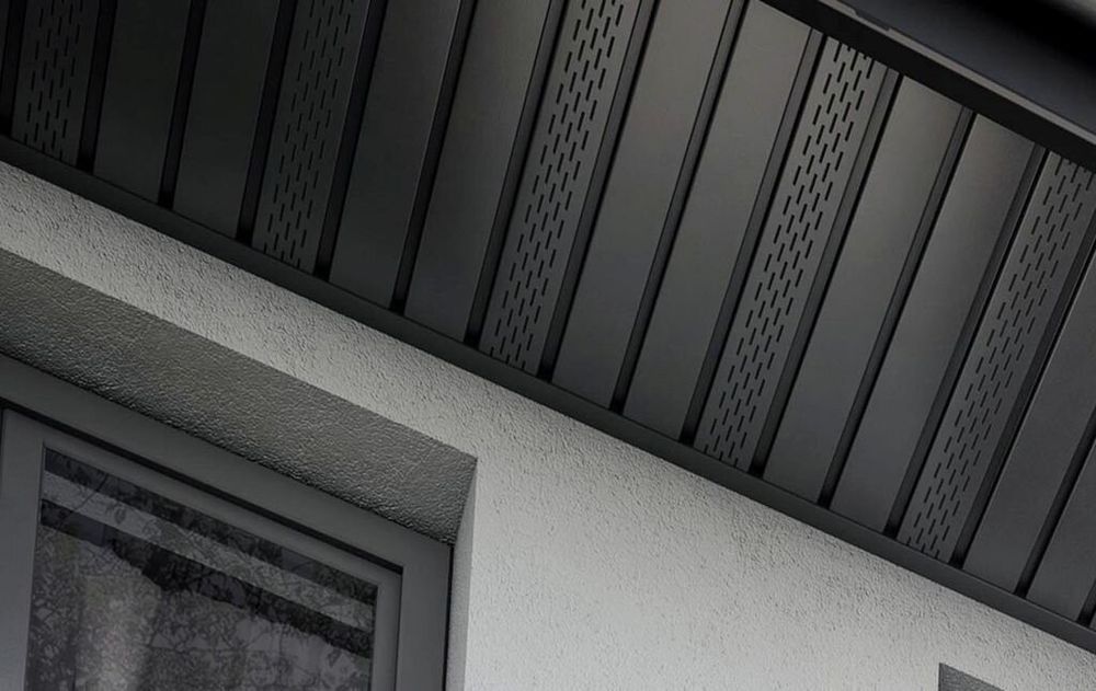 Навес ва паталок учун виниловый сафитлар. Алюкабонд ва туникабонд