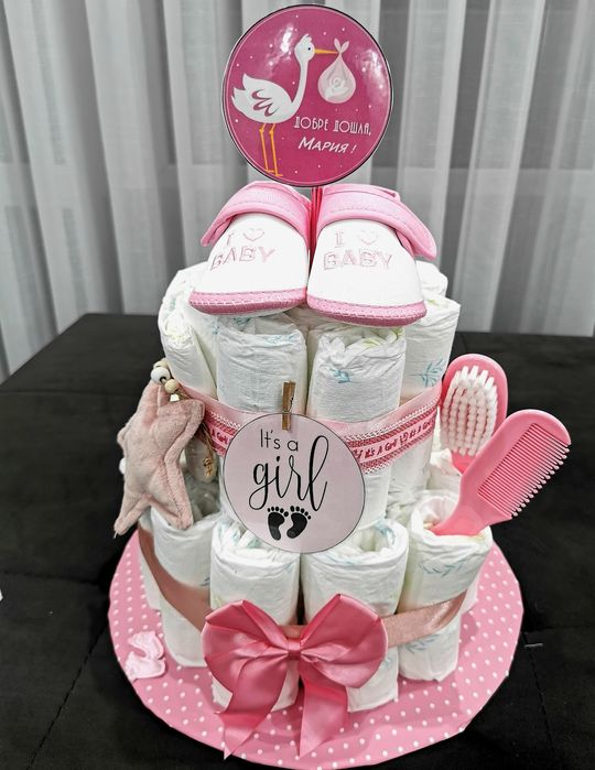 Торта от памперси