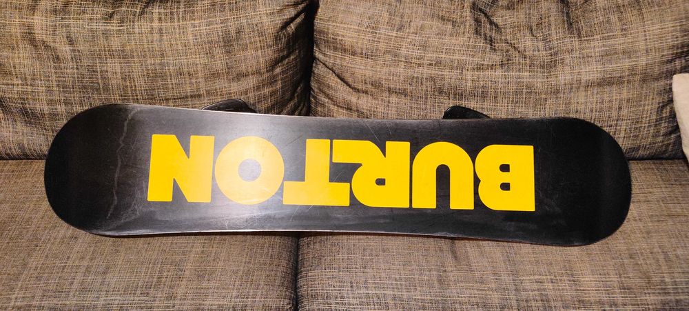 Детски сноуборд Burton, обувки, автомати, дъска