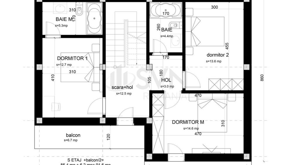 Vila 5 Camere Crevedia Teren 500Mp