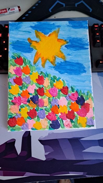 Tablouri pictate manual