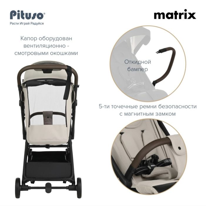 Прогулочная коляска Pituso Matrix