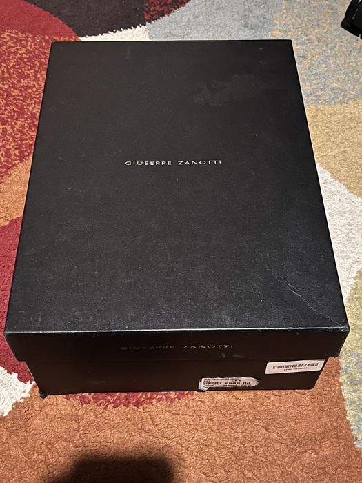 Giuseppe Zanotti Black Leather Sneakers