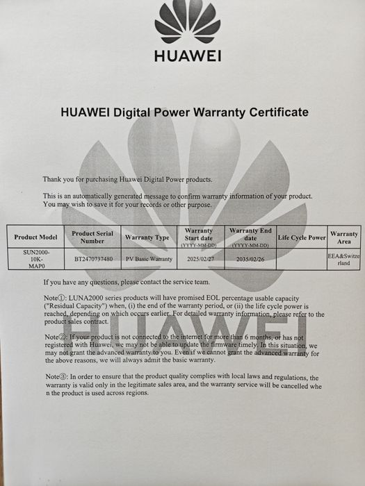 Invertor hibrid Huawei trifazic asimetric SUN2000-10K-MAP0