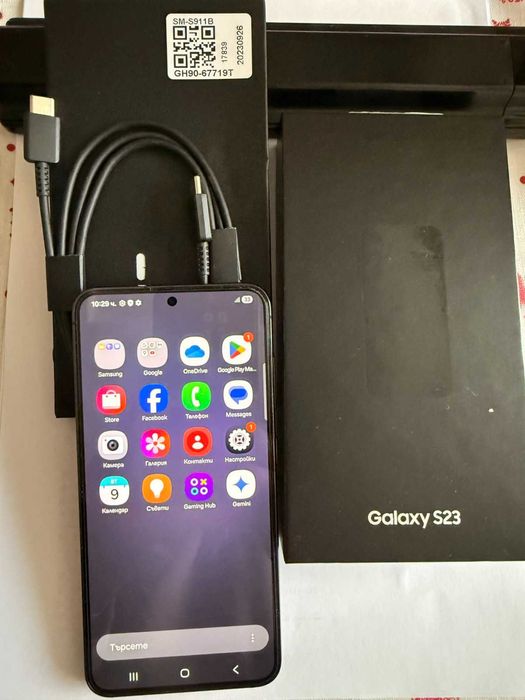 Samsung Galaxy S23 128GB  8GB RAM  5G Phantom Black Отличен
