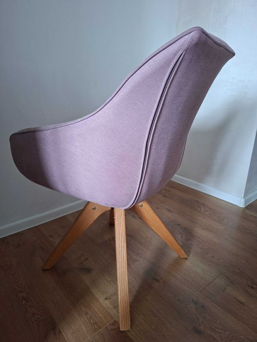 СИВИ И РОЗОВИ КРЕСЛА ЧИЛ С ПОДЛАКЪТНИЦИ И ВЪРТЯЩА СЕДАЛКА 60/65/83 СМ