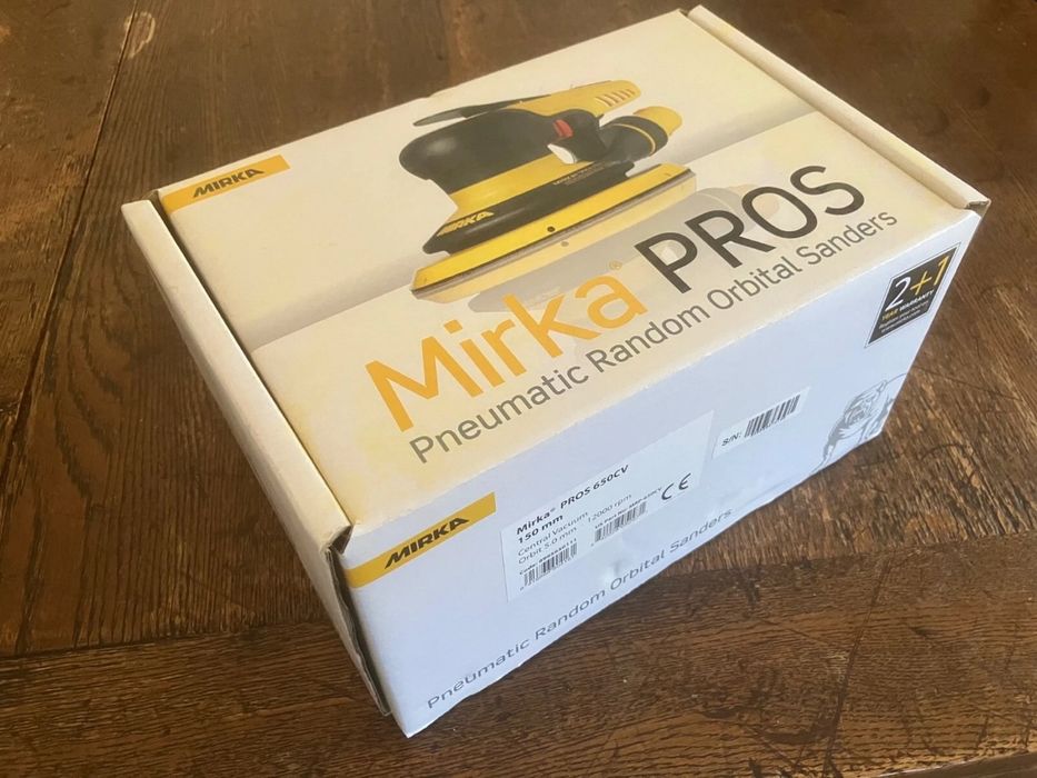 Mirka Pros 650CV 150мм 5.0мм - Пневматична Орбитална Шлайфмашина
