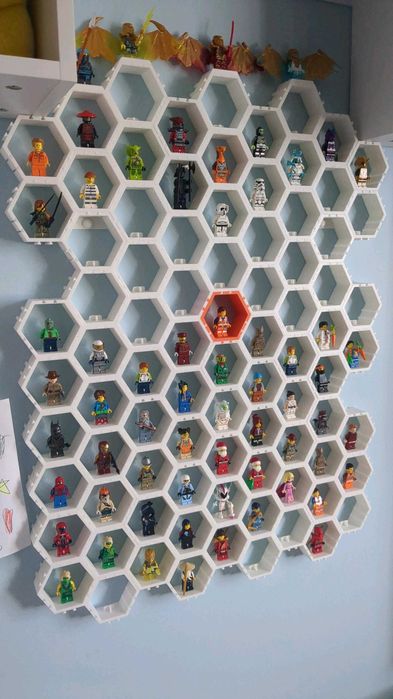 LEGO | Suport | Stand | Display modular colecție figurine pt. 5 buc.