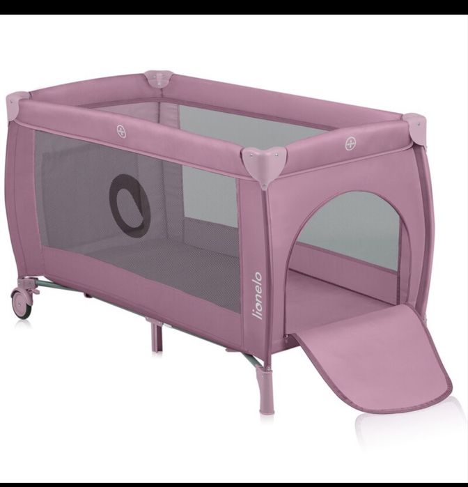 Patut bebelusi pliant roz impecabil