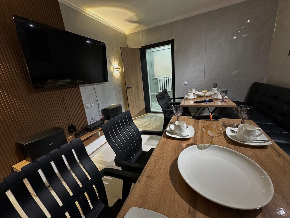 Сауна на дровах и бассейн кароке