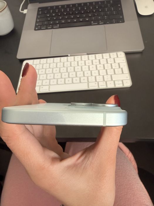 Iphone 15 128GB blue, fara defecte, 87% baterie