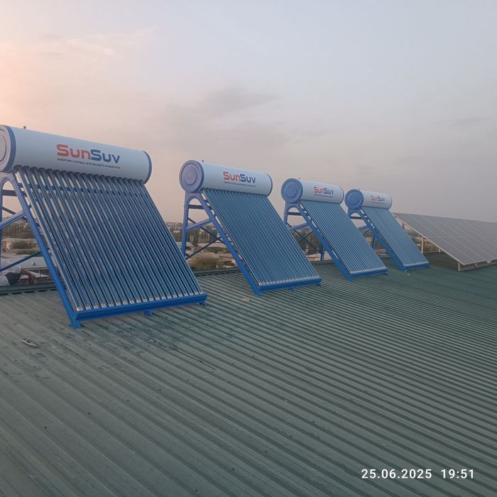 Солнечный Водонагреватель без давлением 100л