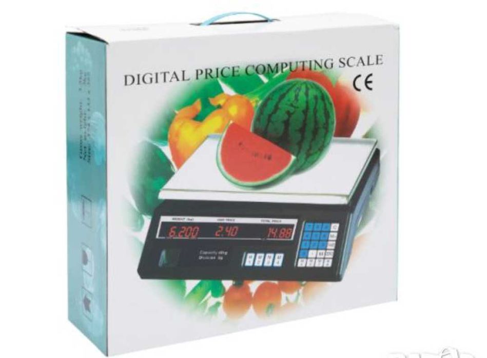 До 40 кг Електронен кантар електронна везна