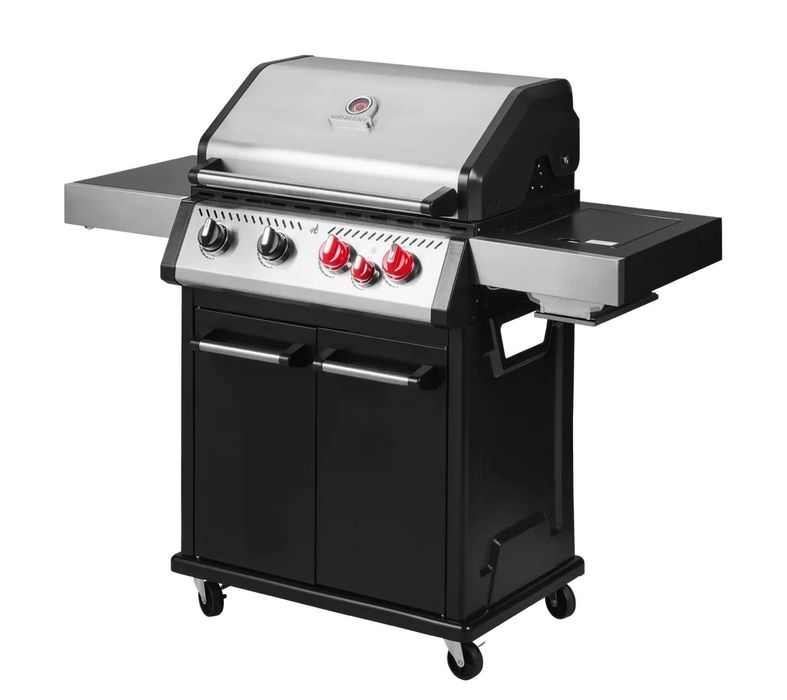 Gratar gradina pe gaz Lidl Grillmeister 4+1 arzatoare - NOU SIGILAT