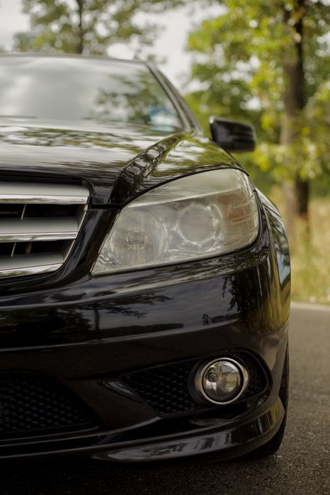 far stanga dreapta halogen xenon mercedes c w204 usa aripa capota turb