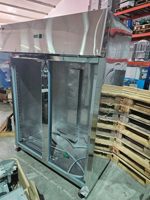 Неръждаем двукрилен хладилник - минусов