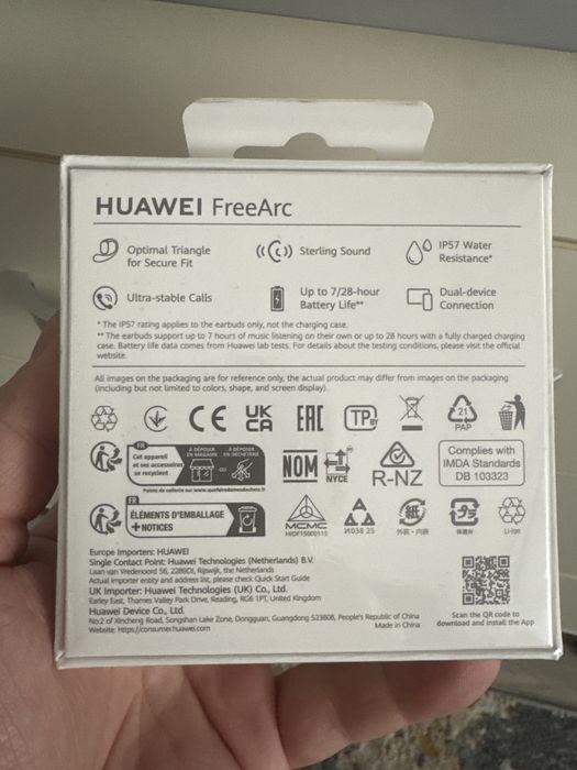 Casti Huawei FreeArc - sigilate