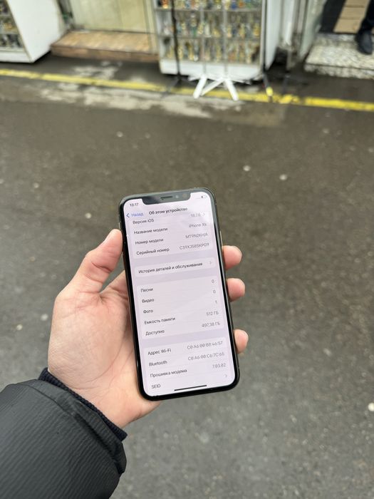 Iphon xs xolati ideal 512 Gb ochilmagan