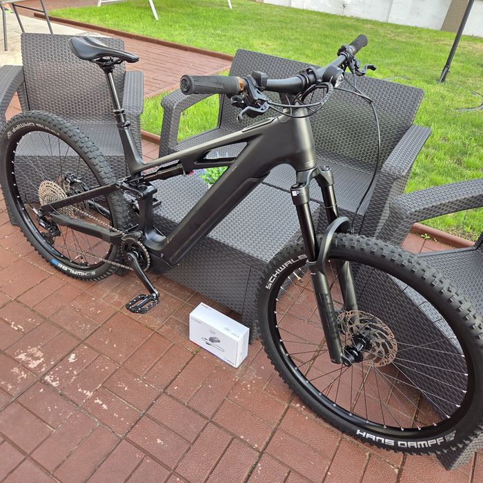 Bicicleta 29 electrica CUBE STEREO ONE44 Full Suspensie FOX~800Wh~Bosch CX~0 km~delimitat 32h~Carbon/1x12/Gen5/XT/Magura/XL/Dropper