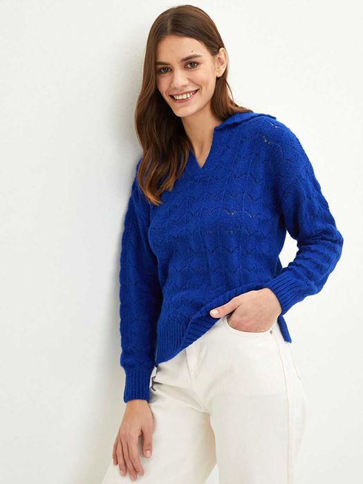 Дамски нов пуловер, размер М