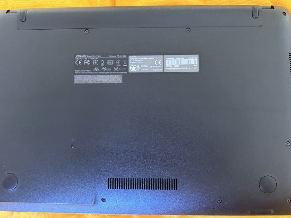 Vand Asus vivobook max X541N