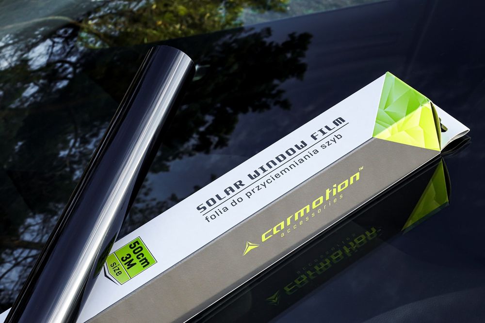 Folie geam auto, Carmotion, 50 x 300 cm, Negru