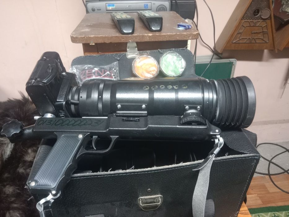 Ретро фотоаппарат снайпер