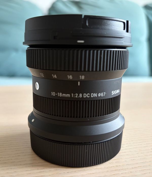 Obiectiv Sigma DC DN 10-18mm F2.8 - Montura Canon RF-S IMPECABIL IN GARANTIE