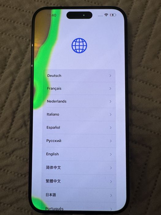 iPhone 15 Pro Max 256GB – aproape nou, baterie 100%, ecran afectat