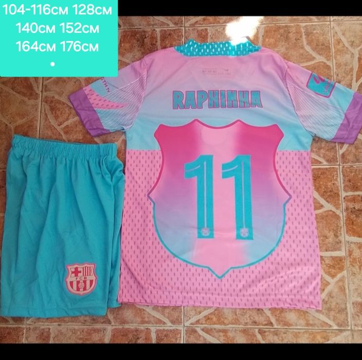 Футболен екип детски юношески FC BARCA  RAPHINHA 11