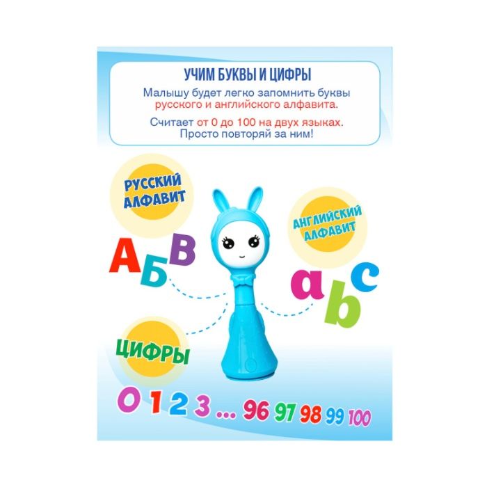 Игрушка развивающая BertToys Умный Зайчик Няня