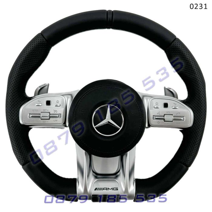 AMG Спорт волан Nappa кожа Mercedes A B C CLA CLS E G GLC GLS GLE амг