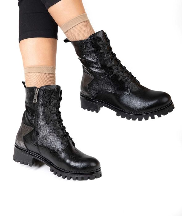 Ликвидация! Боти, естествена високо качество кожа, удобни и комфортни!