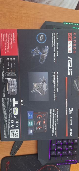 ASUS rx 550 4 GB