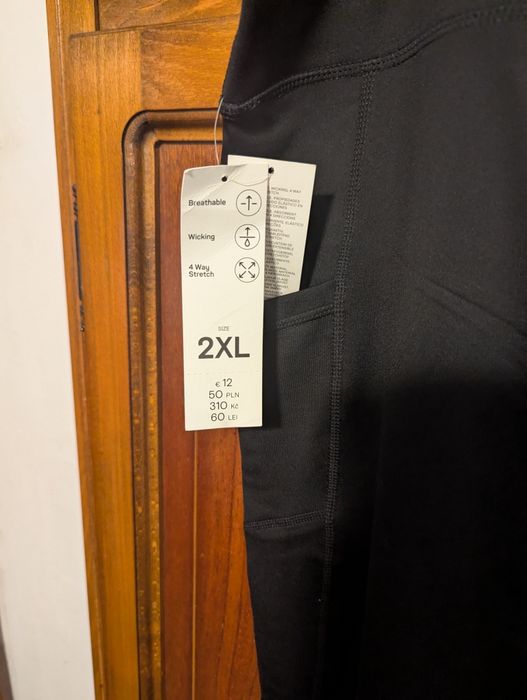 Pantaloni dama negru 2XL