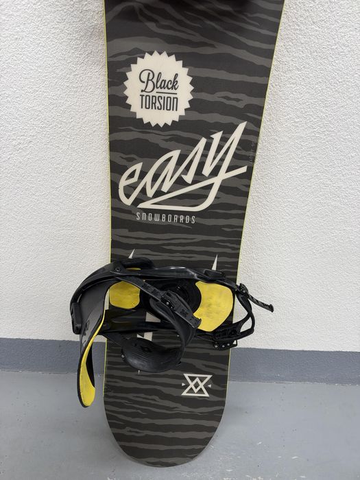 placa snowboard easy black torsion 156 cm