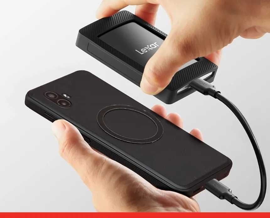 Портативный Portable SSD Lexar SL500M Magnetic-Set 1TB / 2TB new