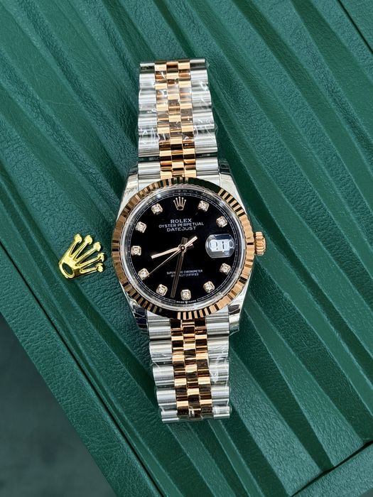 Rolex Date-Just Diamond 36 Everose Gold ETA 3235